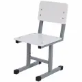 Стул Polini kids City S Ученик 2 группы серый-белый