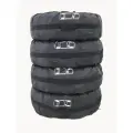Чехлы для хранения автомобильных шин и колес, Размер: R 13-16, комплект 4 шт, черный