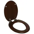 Сиденье для унитаза Sensea Purity овальное цвет тёмный орех