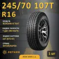 Шина Roadstone Roadian At Ra7 245/70 R16 107T летняя, для легкового автомобиля, AT вседорожный