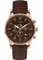 Наручные часы JACQUES LEMANS, золотой, коричневый