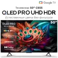 Телевизор QLED TCL 50C655, Smart TV, черный