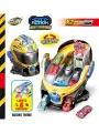 Игровой набор Пожарные, с машинками, 3+, парковка-трансформер, со светом и звуком