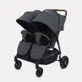 Коляска детская для близнецов всесезонная Rant Twinny RA151 Graphite 2025