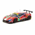 Машинка Tarmac Works 1/64 Ferrari 488 Gte 24h Of Le Mans 2020 Diecast Scale Model Car