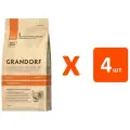 Корм сухой Grandorf Single Grain Cat Adult Sterilized Turkey для стерилизованных кошек, индейка, 2 кг х 4 шт