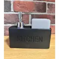 Кухонный диспенсер Kitchen для моющего средства , дозатор для мыла , с губкой