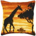 PN-0008642 Набор для вышивания крестом (подушка) Vervaco Giraffe Жираф