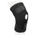 Бандаж на коленный сустав неразъемный со спиральными ребрами жесткости Ttoman KS-052, Размер L, Черный