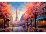 Алмаз мозаика (блест.) 30х40 см, без подр, с полн. заполн.(30цв) Весенний Париж (Арт. НД-2678)