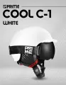 Шлем горнолыжный/Шлем сноубордический/Шлем для сноуборда PRIME - COOL-C1 WHITE, размер L (59-62)