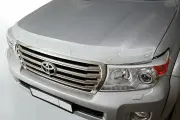 Дефлектор капота Toyota Hilux Surf 1989-1995 Шелкография белая