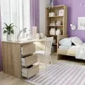 Стол письменный ГУД лакк Кастор, 3 ящика, 116х65х75 см, дуб сонома