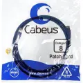 Патч-корд Cabeus S/FTP PC-SSTP-RJ45-Cat.8-1.5m-LSZH категория 8 (40G, 2000 MHz), 2xRJ45/8p8c, экранированный, синий, LSZH, 1.5 м