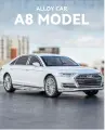 Коллекционная масштабная модель Ауди Audi A8L 1:24 (металл, свет, звук)