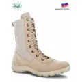 Ботинки летние ХСН берцы Ратник из серии STALKER на молнии облегченные Натуральная кожа велюр Сафари