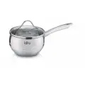 Сотейник LARA LR03-06 серия APPLE /нерж, 16х8 см, 2,0 л, капсулир. дно/