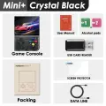 Портативная ретро игровая консоль MIYOO Mini Plus V2 Mini + IPS экран, Crystal Black, 64G(15K Games)
