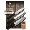 Набор Ножей поварская тройка Tojiro (TJ-GIFTSET-B), длина лезвия 13,5 см, 16,5 см,16,0 см, подарочная упаковка, Япония