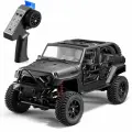 Радиоуправляемые краулеры MN Model Радиоуправляемый внедорожник Wrangler 4WD 1:12 - MN-128-BLACK