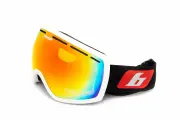 Горнолыжная маска Brenda SG191 white-red revo