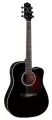 DG220CEBK Акустическая гитара со звукоснимателем, с вырезом Naranda