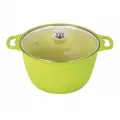 Кастрюля Kukmara Trendy Style Lime, алюминий, антипригарное покрытие, 6 л