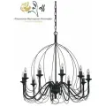 Люстра подвесная большая кованая RS117/10 Катерина,10xE14 60Вт D75xH90