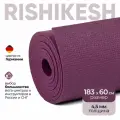 Коврик для йоги Yogastuff Ришикеш пурпурный 183*60 см, прочный, нескользящий
