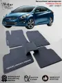 Ворсовые коврики в салон автомобиля Hyundai Elantra V MD /2010-2016/ коврики автомобильные в машину Хендай Элантра 5