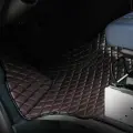 Ковры салона для а/м Газель Next (коричневый) экокожа стеганая, коричневый ромб