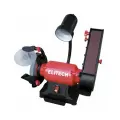 Точило Elitech СТ3015СЛ E2013.009.00, с лампой, искрогасителем, упорами