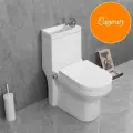 Напольный унитаз Laguraty со встроенным биде раковиной на бачке и смесителем (Комбоунитаз) 8074 AC