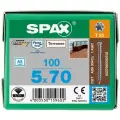 Spax-D для террасной доски 5*70мм 0537000500703 нержавейка А2 (100 шт), T-25