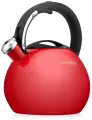 Чайник со свистком Vensal Tete-a-Tete 3009VS 2,7 л с ручкой из термост. пласт. сист. открывания на ручк