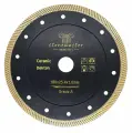 Диск алмазный Turbo по керамике/дектону/мрамору/граниту STONEMASTER Golden Discs Д180/1.6/12/25.4мм для плиткореза/УШМ