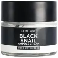 Lebelage Ampule Cream Black Snail Ампульный крем для лица с экстрактом чёрной улитки 70 мл 70 г 1 шт. 1 шт. стеклянная банка