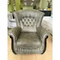 Кресло для отдыха Фаворит цвет-замша оливковая