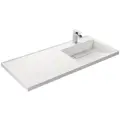 Лондри AQUATON 120 Раковина белая правая 00056762 1A72243KLH010