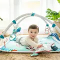TINY LOVE развивающий интерактивный коврик Океан со съемными дугами для младенцев