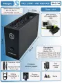 Внешняя видеокарта EGPu Wikingoo T4K5+USB - 240W, PNY GeForce RTX 4060 8Gb. Thunderbolt 3/4.