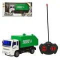 Машина на радиоуправлении «Мусоровоз», 21 см, бело-зеленая, пластик, 3,6V, для реалистичной игры