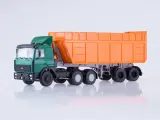 Масштабная модель МАЗ-6422 с самосвальным полуприцепом МАЗ-9506-30
