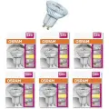 6шт/уп. Лампа LED Софит 6.9Вт 220-240V GU10 PAR16 575Лм 2700К Угол 36 град. D-51mm L-55mm Свет Теплый белый OSRAM, уп. 6шт