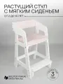 Растущий стул для детей с 2 лет , с мягким сиденьем и подлокотниками