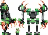 Конструктор Bauer робот Technobot 95 деталей, зеленый