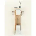 Держатель стойка для туалетной бумаги напольный Molinardi creativo Орех светлый