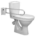 Унитаз-компакт Оскольская керамика Персона Комфорт, подвод воды нижний, косой выпуск, с откидным нер