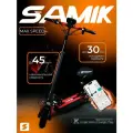 Электросамокат SAMIK Max Speed, взрослый, складной, с сиденьем, 45 км/ч