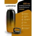 Термобутылка Waterdrop Ombre Orange, нержавеющая сталь, 600мл, широкая горловина